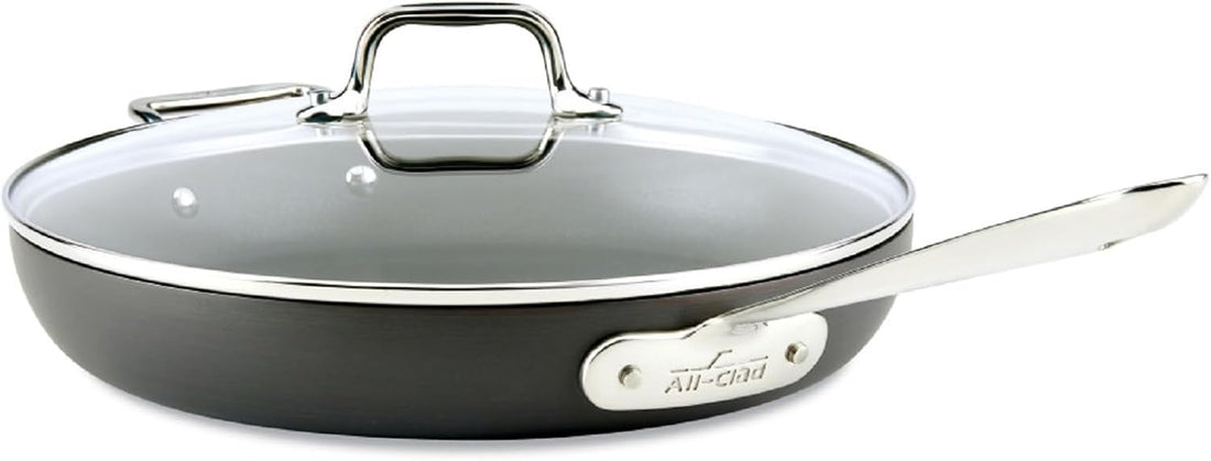 All-Clad HA1 Hard Anodized Nonstick PFOA Free 12" Fry pan With Lid