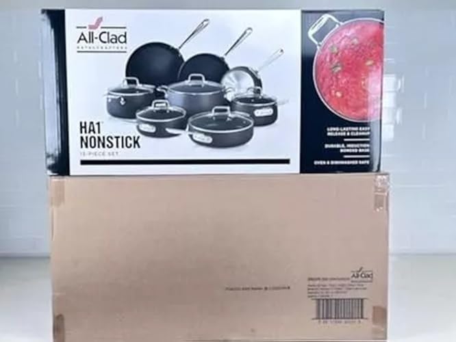 All-Clad HA1 Hard Anodized Nonstick Cookware Set, 13 piece Set