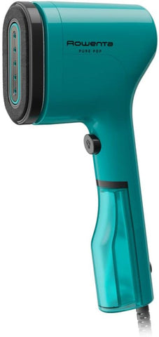 Rowenta PurePop Handheld Steamer for Clothes 1.5 Lbs 15 Second Heatup, 2.3 Oz Capacity 1150 Watts Portable, Ironing, Fabric Steamer, Garment Steamer, Vacation Essentials, Travel Must Have Green DR2024