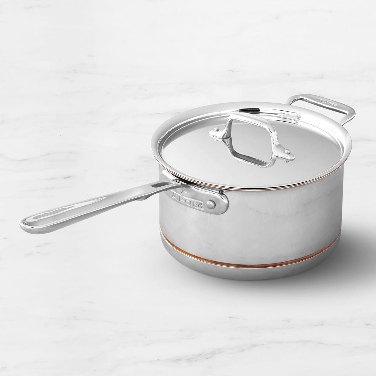 All-Clad Copper Core 2-qt Saucepan with lid and Porcelain Double Boile –  Capital Cookware