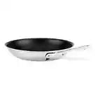 New All-Clad D3 Stainless 12 inch NONSTICK Fry Pan With Lid