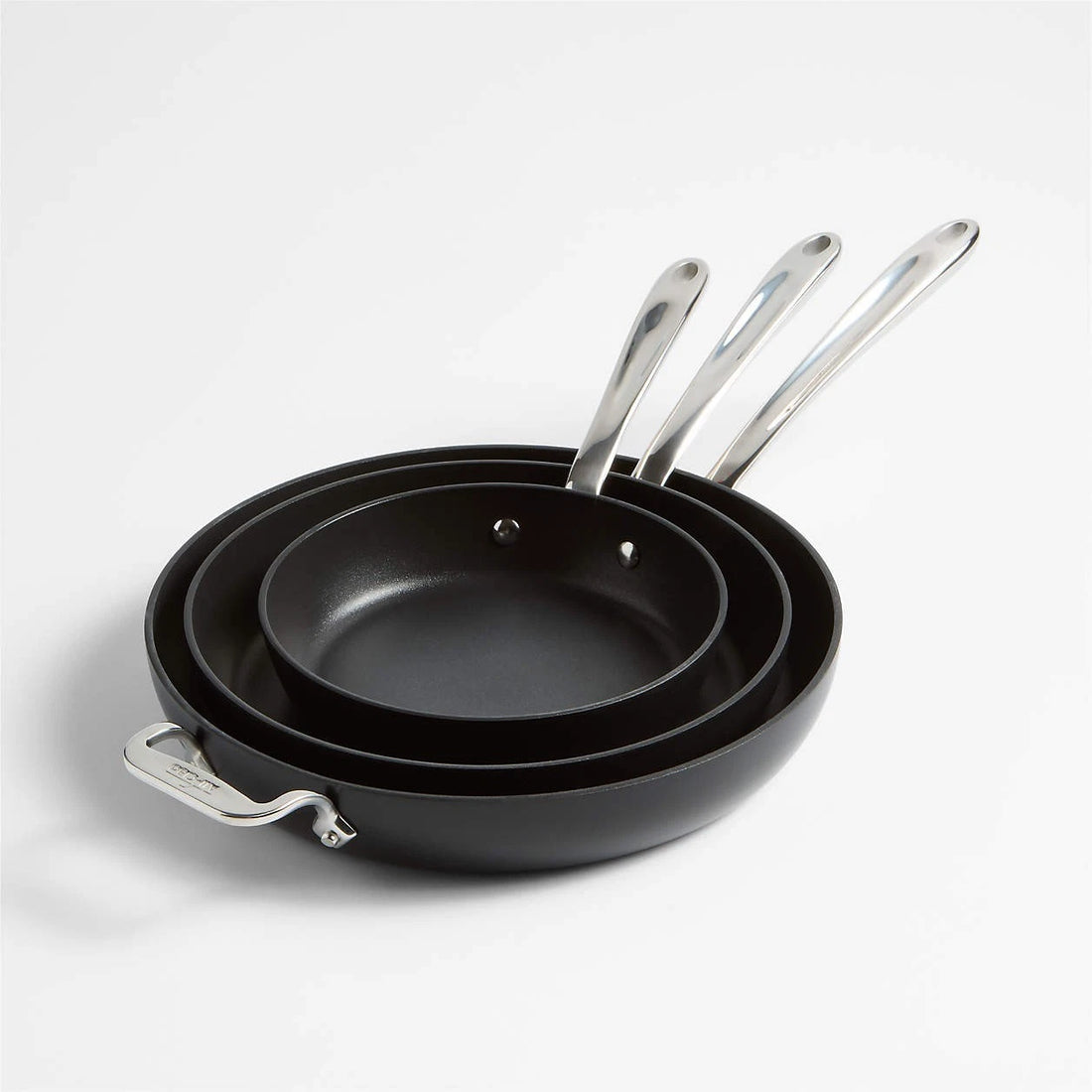 All-clad Essentials 12-Inch, 10.5 inch and 8.5-inch Non-Stick Fry Pan Set