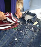 Rowenta Focus Xcel 400-holes HD Soleplate, Blue DW5260 1715-Watt, 12 inches, Auto Shut Off Red (Refurbished)