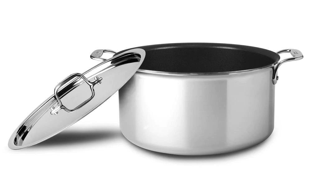 All-Clad D5 Polished Stainless Steel 8 Qt Stock Pot & Lid stockpot Nonstick