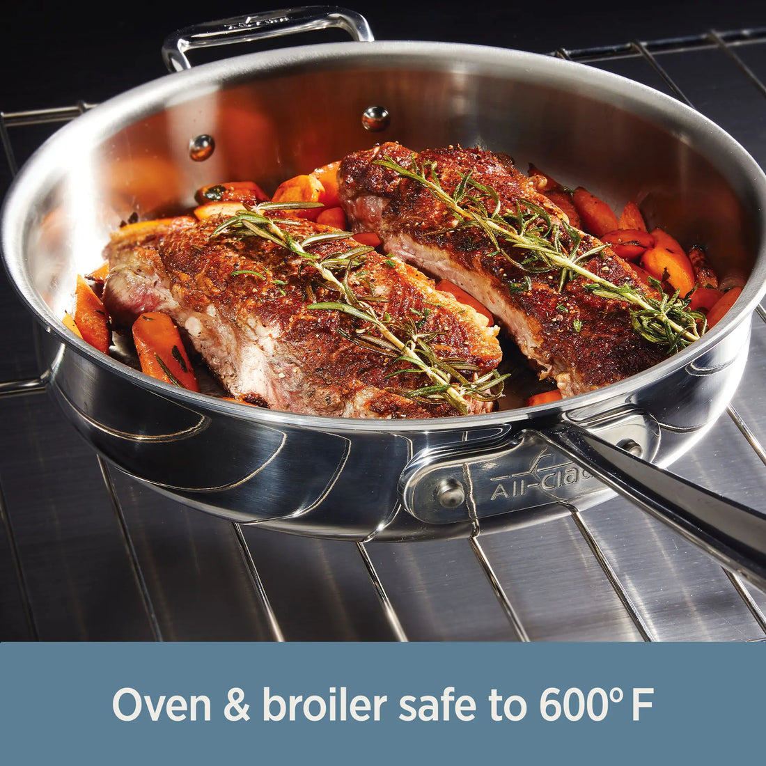 All-Clad 4406 D3 Stainless Steel 6-Qt Saute Pan WITHOUT Lid