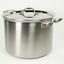 All-Clad TK™ Brushed Stainless-Steel 12 qt Stock Pot with All-clad Lid
