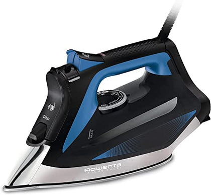 New Rowenta DW5360 1750 Watt Focus Xcel Iron with Steam boost, Anti Drip, 400 Hole Sole Plate.