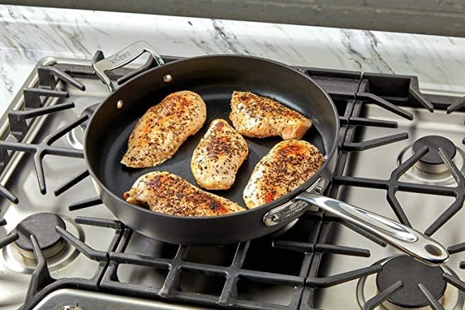 All-Clad Essentials Nonstick Cookware (4 Quart Pan without Glass Lid)