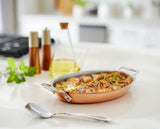 All-clad C2 12-inch Bi-Ply Copper AU Gratin Pan With All-clad Serving Spoon