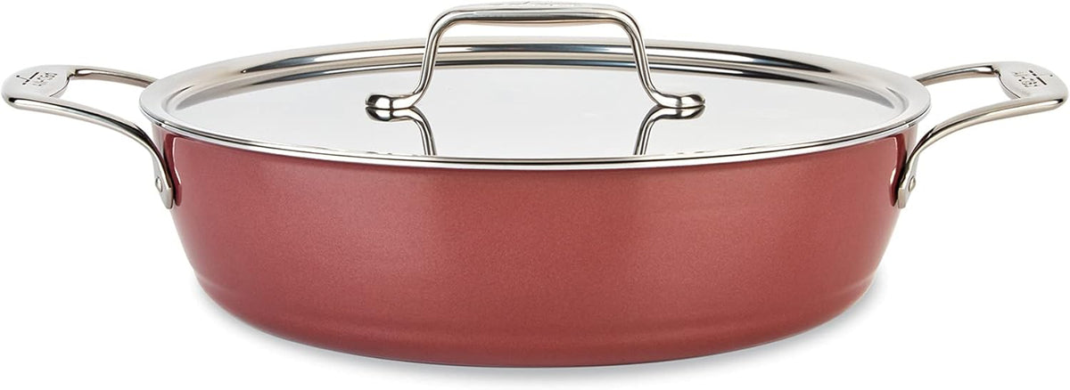 All-Clad FusionTec Ceramic Universal Pan 4.5 Quart Induction Oven Broi ...