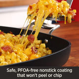 All-Clad HA1 Hard Anodized Nonstick Sauce Pan 3.5 Quart Induction Oven Safe 350F Pots and Pans, Cookware Black
