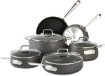 All-Clad HA1 Hard Anodized Nonstick Cookware Set, 10 piece Set