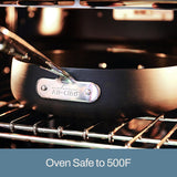All-Clad HA1 Hard Anodized Nonstick Cookware Set 10 Piece Induction Oven Broiler Safe 500F, Lid Safe 350F Pots and Pans Black