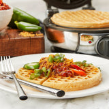 All-Clad Classic Stainless Steel Round Waffle Maker, 1 slice