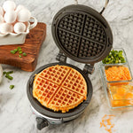 All-Clad Classic Stainless Steel Round Waffle Maker, 1 slice