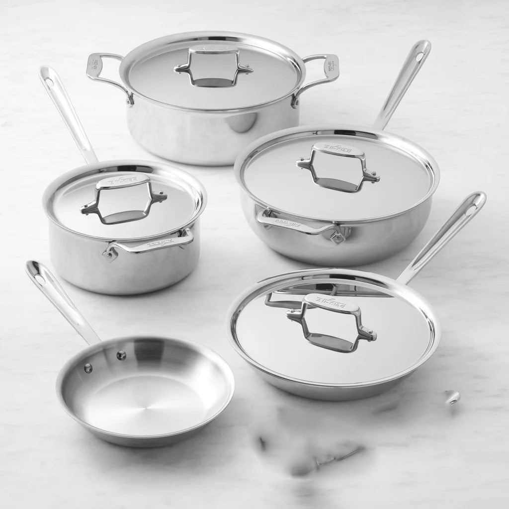 All-Clad d5 Stainless-Steel Essential Cookware Set
