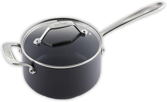 All-Clad Essentials Nonstick Cookware (2.5 Quart Sauce Pan with Lid)