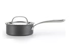 New Lagostina Nera Hard Anodized Nonstick 3-QT Sauce Pan with Lid