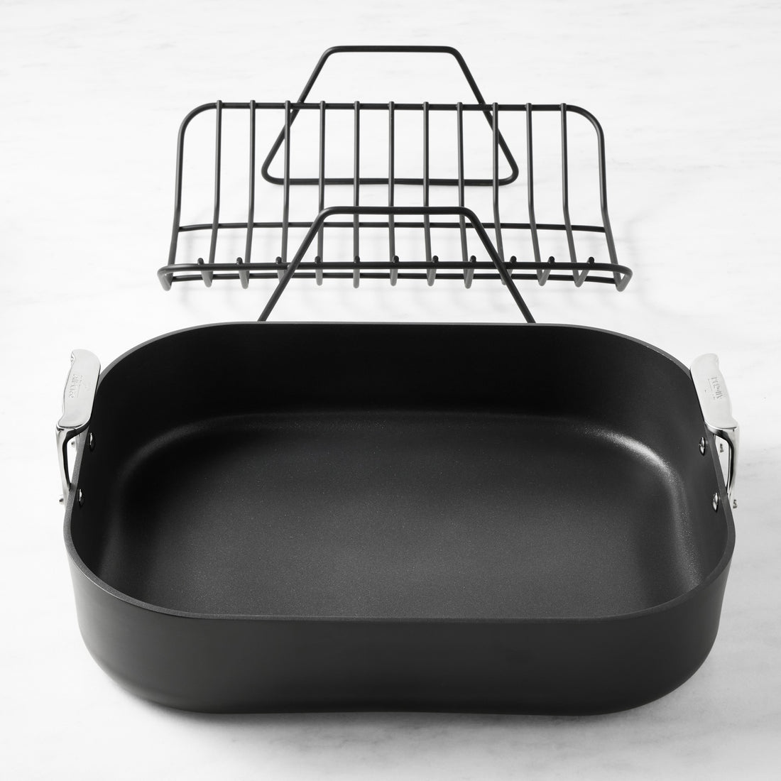 All-Clad NS Pro™ Nonstick Roaster with Rack, 16" x 13"