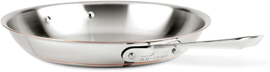 All-Clad 12 inch  Copper Core 5-Ply Fry pan With Lid