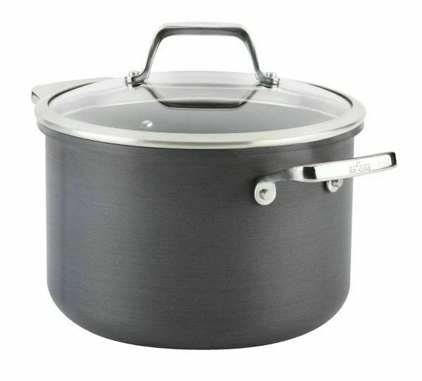 All-Clad B3 Hard Anodized Bonded Induction Aluminum 4-Quart Covered Soup Pot