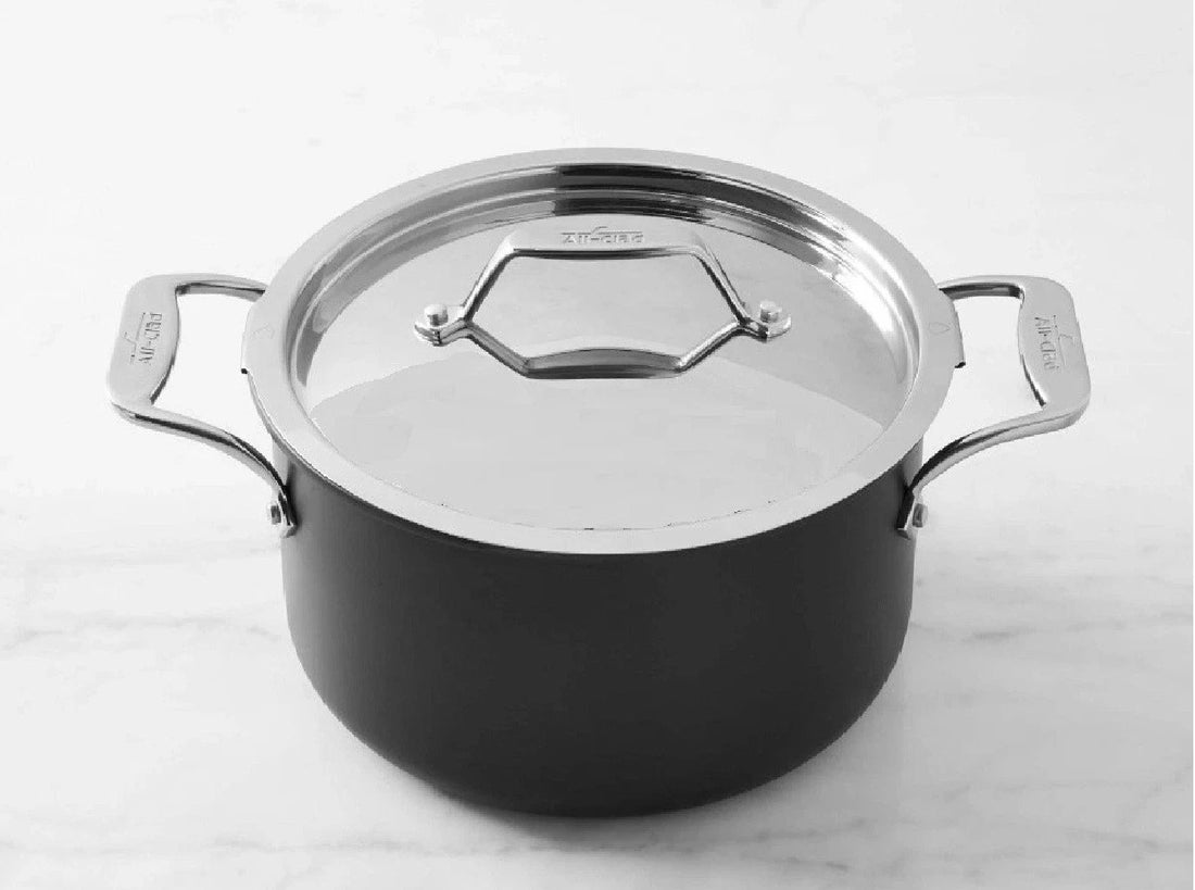 All-Clad HA1 Curated Hard-Anodized Nonstick 6-qt Stock Pot with Lid