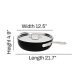 All-Clad NS Pro Nonstick Essential Pan 6 Qt with lid