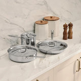 All-Clad D3 Stainless Steel 6-Piece Cookware Set ...Made in the USA.