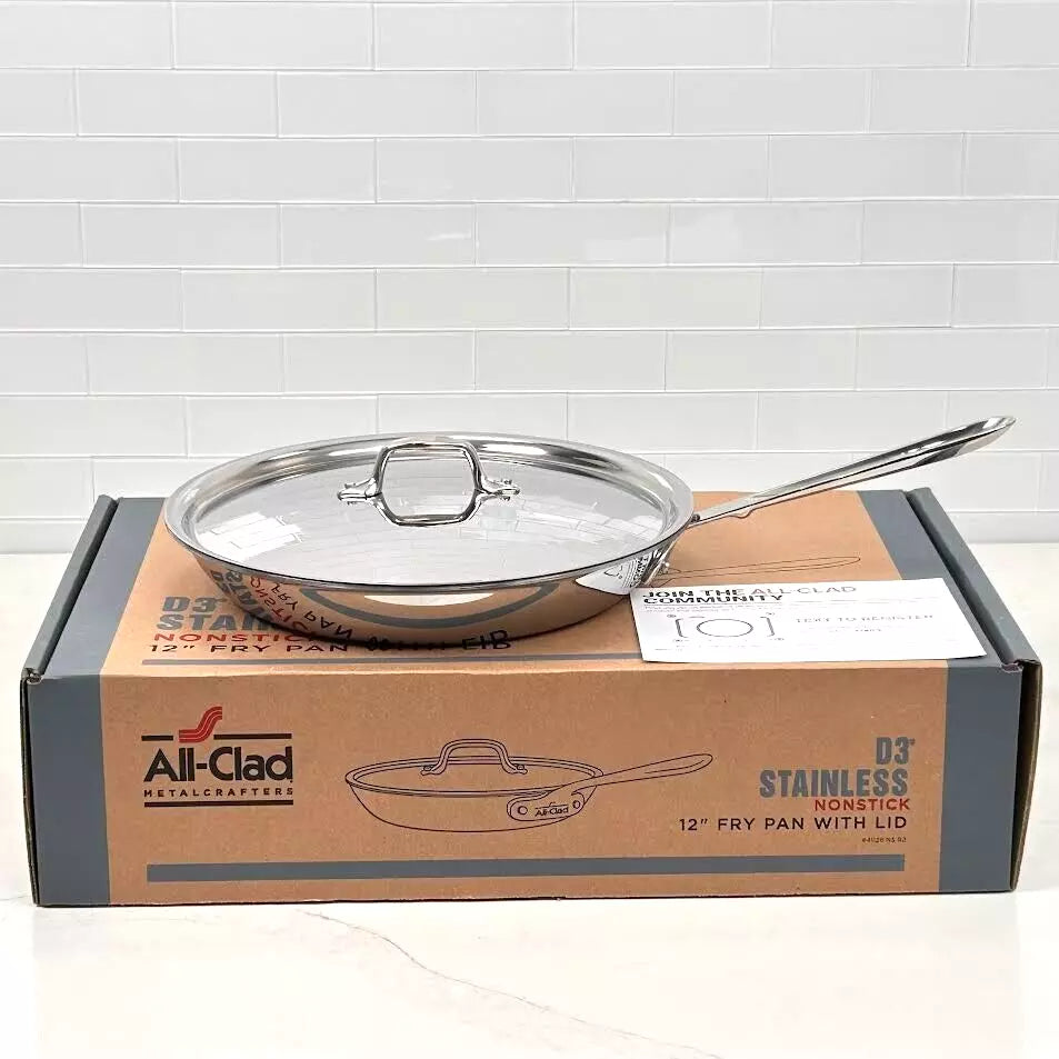 All-Clad D5 Polished 12 -Inch Nonstick Fry Pan.