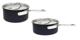 All-Clad HA1 Curated Hard-Anodized Nonstick 2-qt and 3 qt Sauce pan with Lid