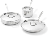 All-Clad D3 Stainless Steel 6-Piece Cookware Set ...Made in the USA.
