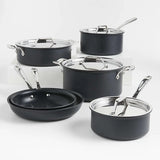 All-Clad HA1 Curated Hard-Anodized Non-Stick 10-Pc Cookware Set. Oven Safe 500F
