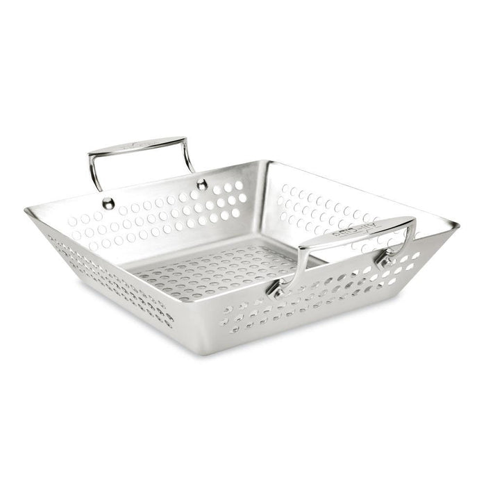 Outdoor Stainless Steel Square Basket 11 inch
