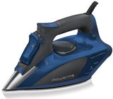 Rowenta DW5192 Pro Steam Iron Stainless Steel Soleplate with Auto-Off, 1750Watt, 400-Hole (Deep Blue) (Refurbsihed)