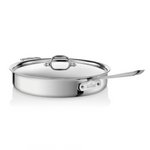 All-Clad 4406 D3 Stainless Steel 6-Qt Saute Pan with Lid