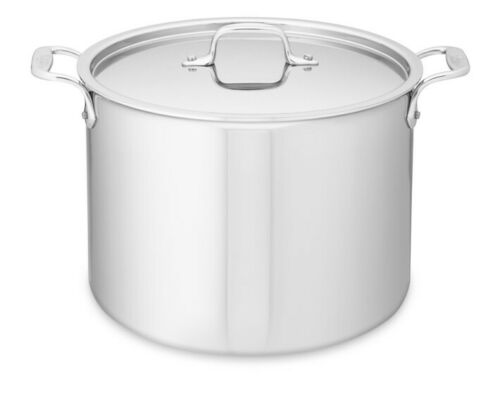  All-Clad 4512 Stainless Steel Tri-Ply Bonded Stockpot with Lid  / Cookware, 12-Quart, Silver: All Clad Pot: Home & Kitchen