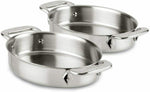 All-Clad 59900 Stainless Steel 7-Inch Oval-Shaped Baker Specialty Cookware Set