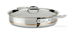 All-Clad 6406 SS 6-Qt Copper Core 5-Ply Saute Pan with Lid