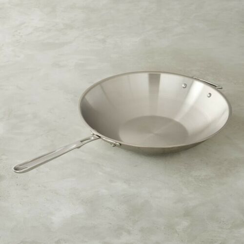 All-Clad 6414 SS Copper Core 5-Ply Bonded Dishwasher Safe 14" Wok