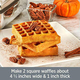 All-Clad 99011GT Stainless Steel Belgian Waffle Maker with 7 Browning Settings, 2-Square with All-clad Ladle, Silver