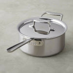 All-Clad D5 Brushed Stainless Steel Saute Pan with Lid – 3qt