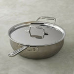All-Clad D5 5-ply Stainless-Steel 3-Qt Essential Pan With Lid