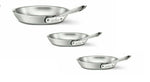 All-Clad D5 Brushed 5-Ply 8, 10 and 12 inch Fry pan Set