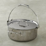 All-Clad D5 Polished 5-Ply Dishwasher Safe 7-qt Pouring Stock Pot with Lid