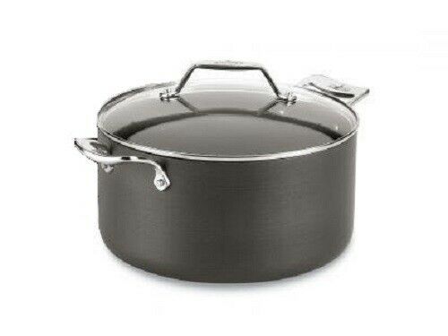 D5 Stainless Brushed 5-ply Bonded Cookware, Soup Pot with lid, 4 quart