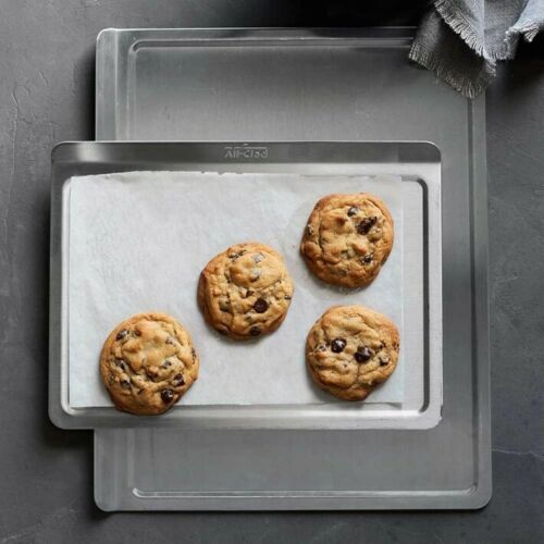 All-Clad Tri-Ply 14-Inch x 17-Inch and 10-inch x14 Baking Sheet Set