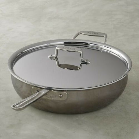 All-Clad TK™ 5-Ply Brushed Copper Core 3-qt sauce pan with Lid – Capital  Cookware