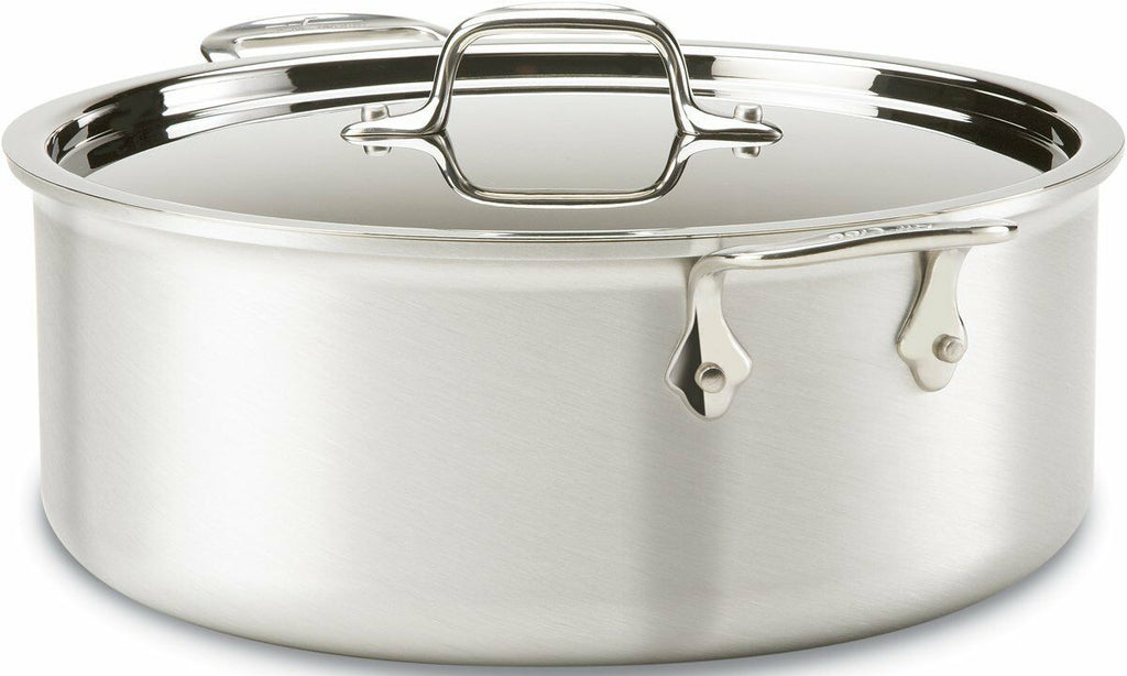 All-clad MC2 Professional Stainless Steel Tri-Ply 8 qt Stock Pot – Capital  Cookware