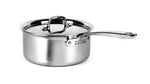 All-Clad MC2 Professional Stainless Steel Bi-Ply 3 qt  Sauce Pan with lid