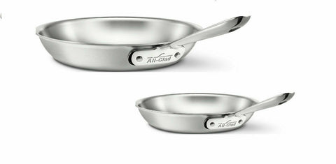 All-Clad D5 Brushed 5-Ply 8 and 10 inch Fry pan Set
